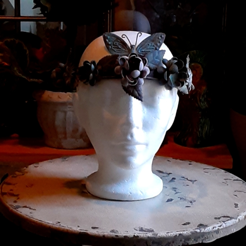 Metal, Butterfly Princess Tiara